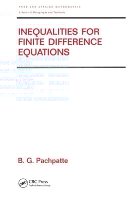 Inequalities for Finite Difference Equations