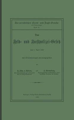 Das Feld- und Forstpolizei-Gesetz