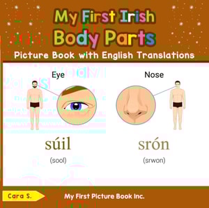 My First Irish Body Parts Picture Book with English Translations