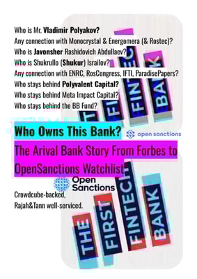 Arival Bank Story From Forbes to OpenSanctions Watchlist