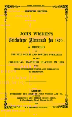 Wisden Cricketers' Almanack 1870