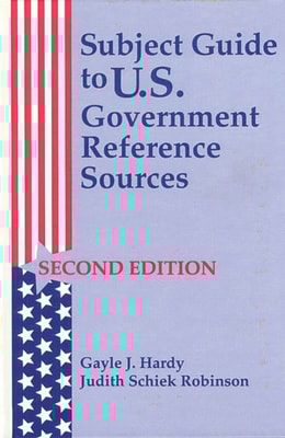 Subject Guide to U.S. Government Reference Sources