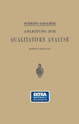 Anleitung zur Qualitativen Analyse