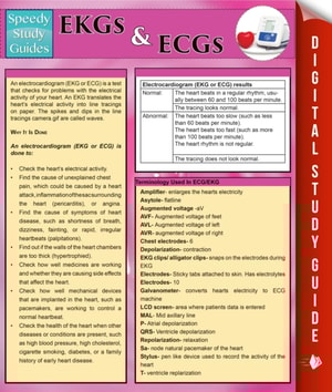 Ekgs And Ecgs (Speedy Study Guides)