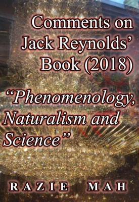 Comments on Jack Reynolds' Book (2018) &quote;Phenomenology, Naturalism and Science&quote;