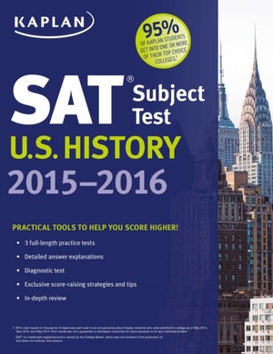 Kaplan SAT Subject Test U.S. History 2015-2016