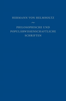 Philosophische und populärwissenschaftliche Schriften