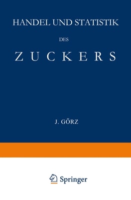 Handel und Statistik des Zuckers