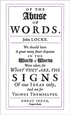 Of the Abuse of Words