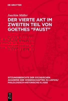 Der vierte Akt im zweiten Teil von Goethes „Faust“