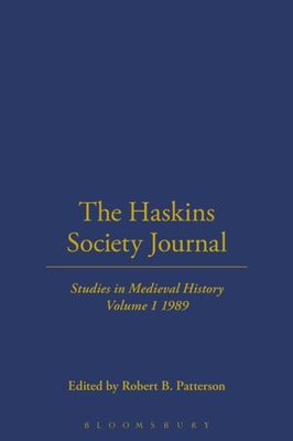 Haskins Society Journal Studies in Medieval History