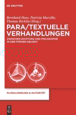 Para/Textuelle Verhandlungen zwischen Dichtung und Philosophie in der Frühen Neuzeit
