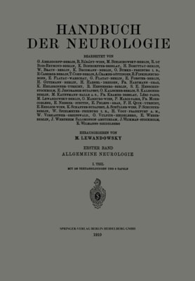 Handbuch der Neurologie