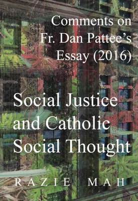 Comments on Fr. Dan Pattee's Essay (2016) Social Justice and Catholic Social Thought