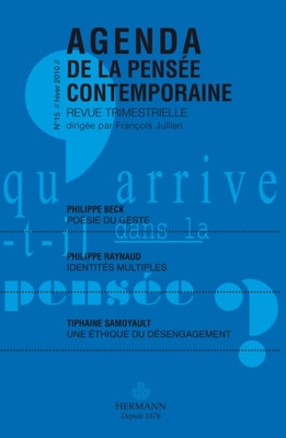 Agenda de la pensée contemporaine, n°15