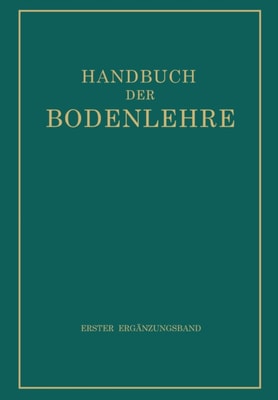 Handbuch der Bodenlehre