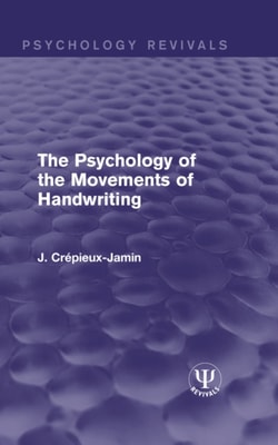 Psychology of the Movements of Handwriting