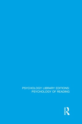 Psychology Library Editions: Psychology of Reading