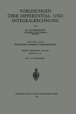 Vorlesungen über Differential- und Integralrechnung