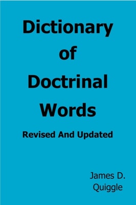 Dictionary of Doctrinal Words
