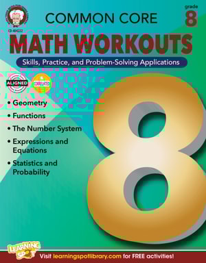 Common Core Math Workouts, Grade 8