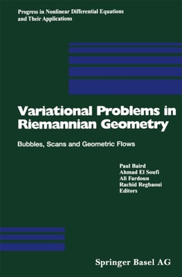Variational Problems in Riemannian Geometry