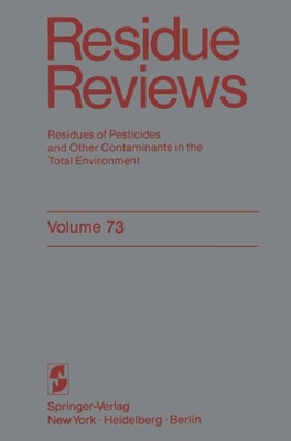 Residue Reviews