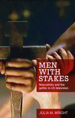 Men with stakes