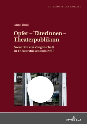 Opfer – TaeterInnen – Theaterpublikum
