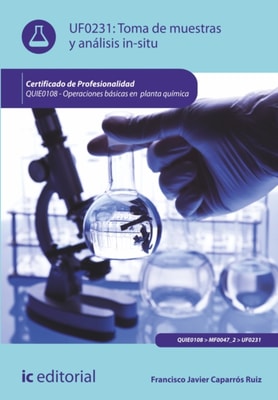 Toma de muestras y analisis in-situ. QUIE0108