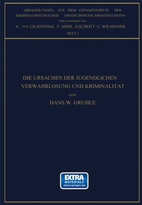 Die Ursachen der Jugendlichen Verwahrlosung und Kriminalität