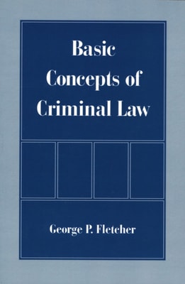 Basic Concepts of Criminal Law