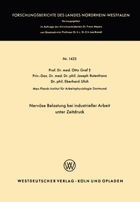 Nervöse Belastung bei industrieller Arbeit unter Zeitdruck