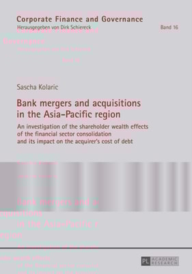 Bank mergers and acquisitions in the Asia-Pacific region