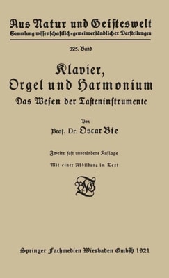 Klavier, Orgel und Harmonium