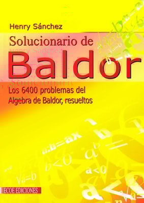 Solucionario de Baldor