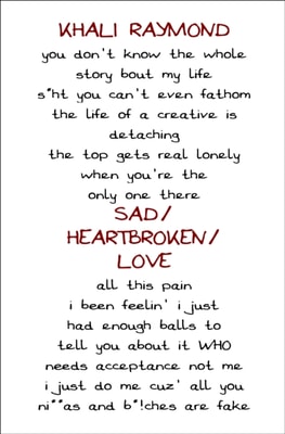 Sad/Heartbroken/Love