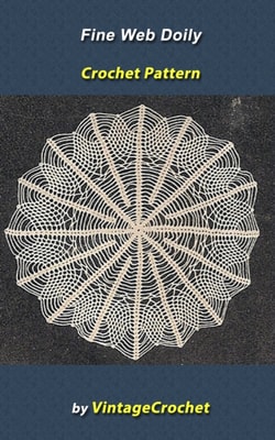 Fine Web Doily Vintage Crochet Pattern