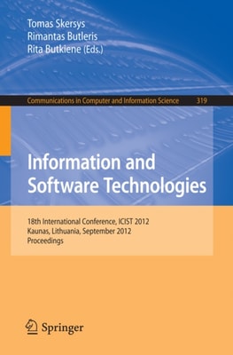 Information and Software Technologies