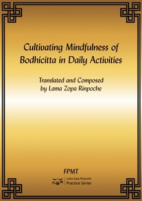 Cultivating Mindfulness of Bodhicitta in Daily Activities eBook