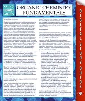 Organic Chemistry Fundamentals Study Guide