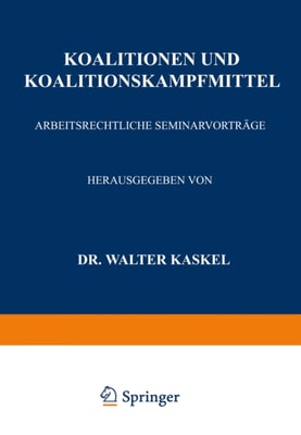 Koalitionen und Koalitionskampfmittel