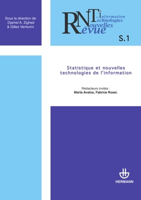 Revue des nouvelles technologies de l'information, n° RNTI-S 1