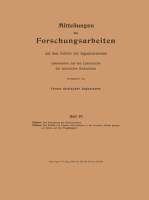 Die Berechnung der Scheibenkolben. Der Einfluß von Löchern oder Schlitzen in der neutralen Schicht gebogener Balken auf ihre Tragfähigkeit