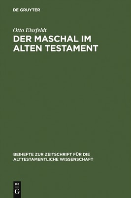 Der Maschal im Alten Testament