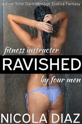 Fitness Instructor's First Gangbang with Four Men
