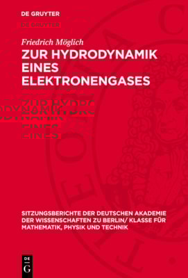 Zur Hydrodynamik eines Elektronengases