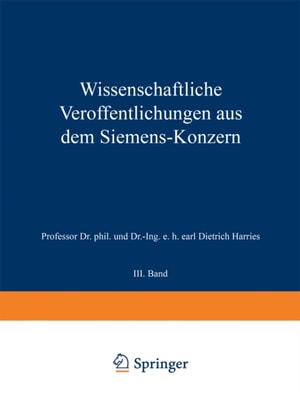Wissenschaftliche Veröffentlichungen aus dem Siemens-Konzern