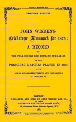 Wisden Cricketers' Almanack 1875