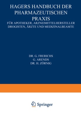 Hagers Handbuch der Pharmazeutischen Praxis